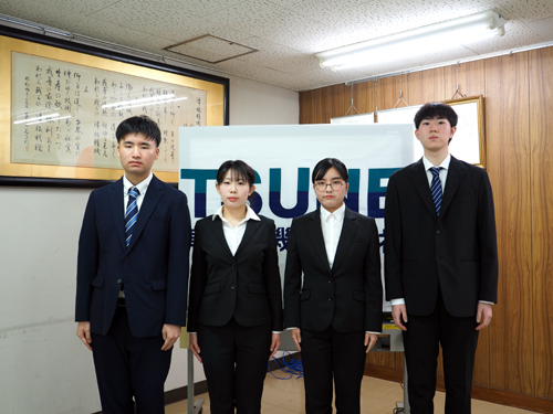 入社式